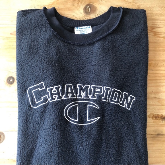 champion inside out sweatshirt